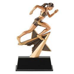 Star Power Sport Track Resin Trophy