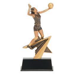 Star Power Sport Volleyball Resin Trophy