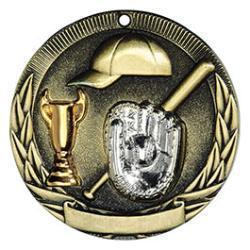 Tri-Colored Baseball Medal - PDU CAT