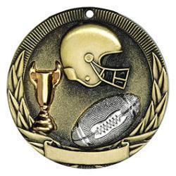 Tri-Colored Football Medal - PDU CAT