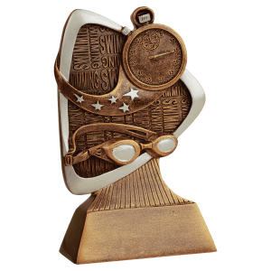 Triad Swimming Resin Trophy