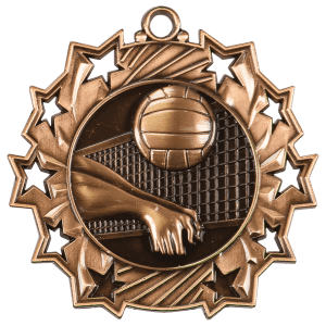 Volleyball Ten Star Medal - JDS
